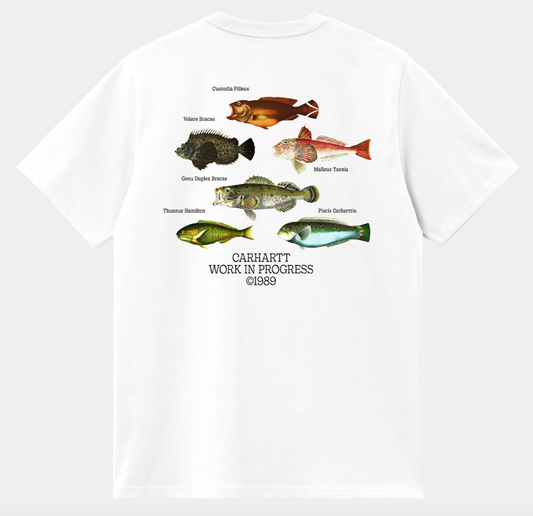 Carhartt || Fish T-Shirt - White