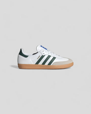 Adidas || Samba OG - Cloud White / Collegiate Green / Gum - W'