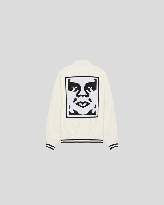 Obey || Icon Face Varsity - Unbleached