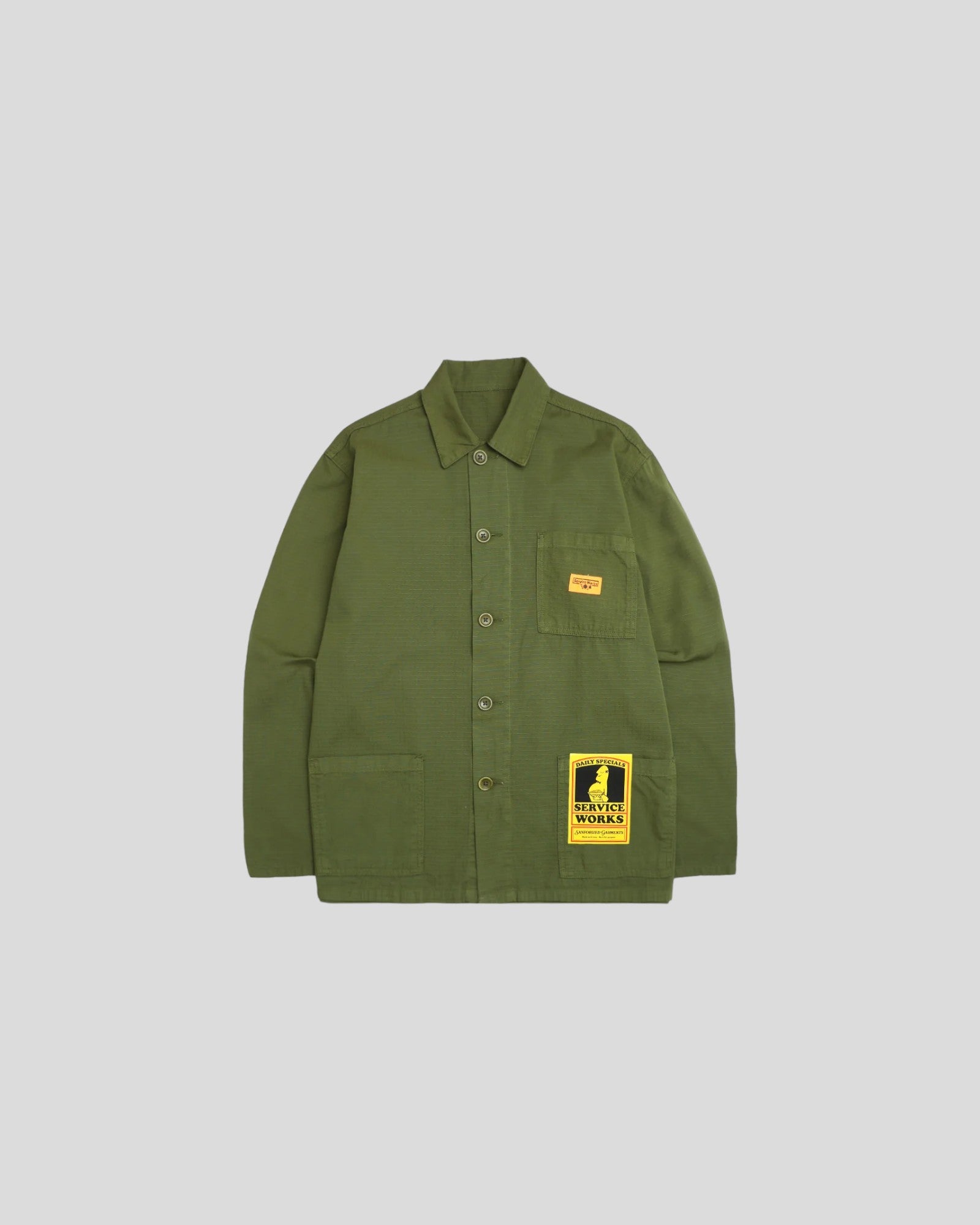 Service Works || Ripstop Coverall Jacket - Pesto
