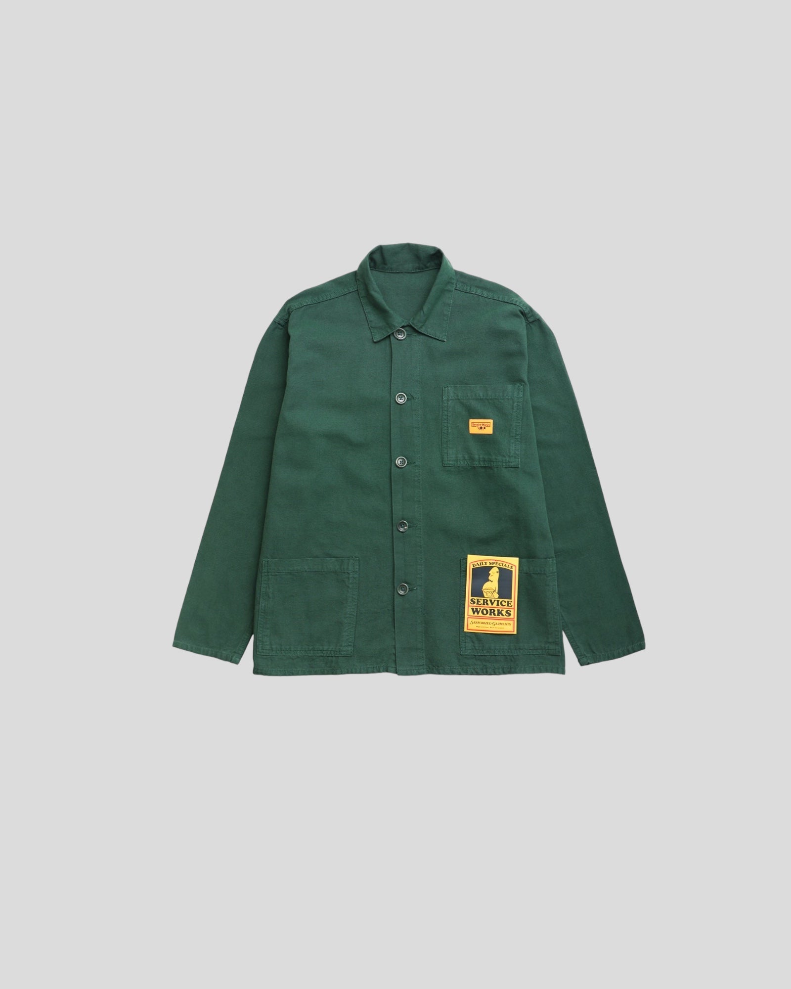 Service Works || Canvas Coverall Jacket - Forest