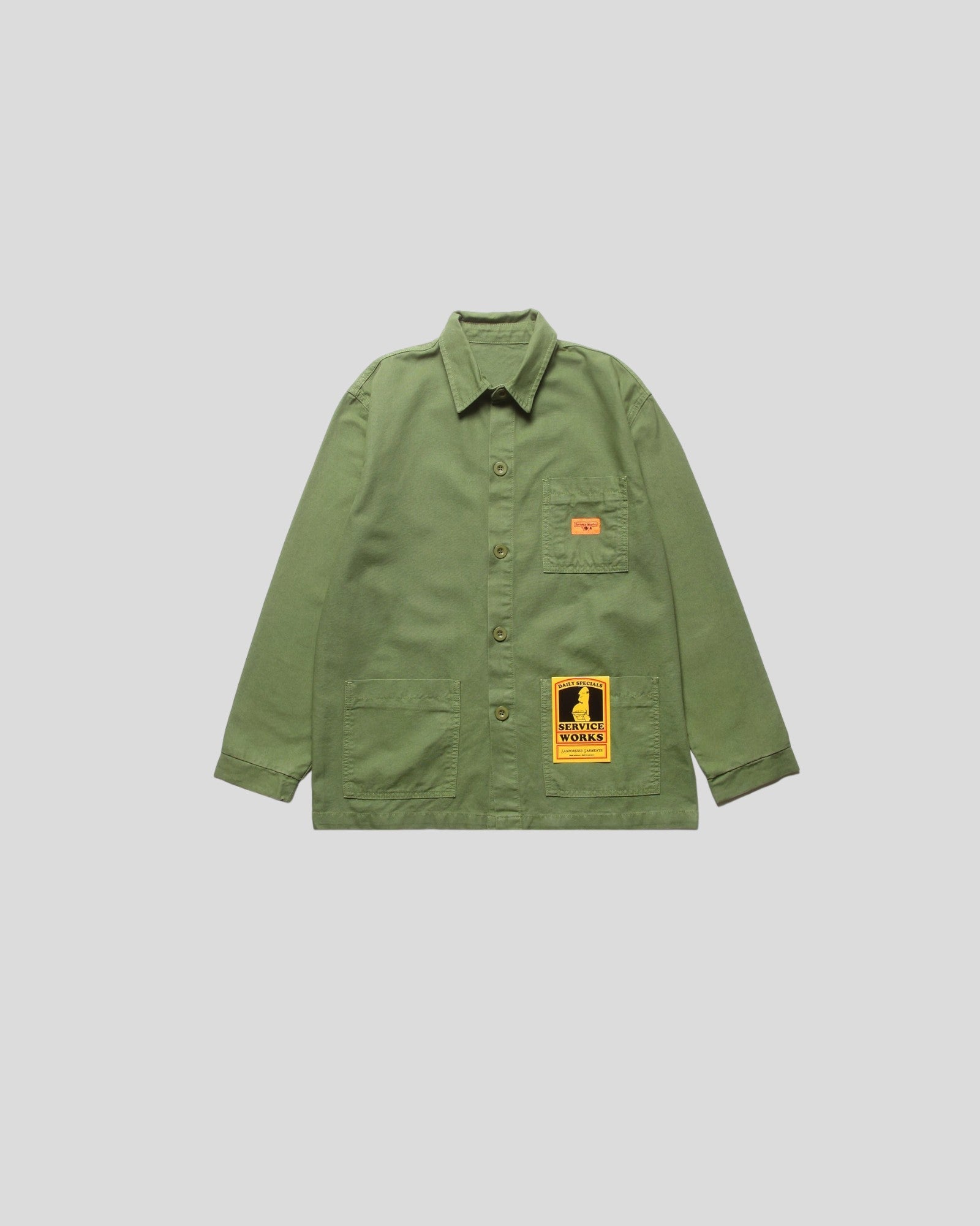 Service Works || Canvas Coverall Jacket - Olive