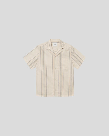 Les Deux || Leo Embroidery Shirt - Light Ivory