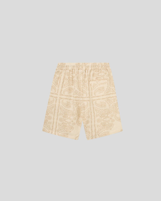 Les Deux || Lesley Paisley Shorts - Light Ivory