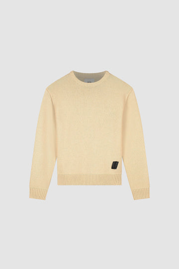 Arte || Reversible Label Knit - Cream - M