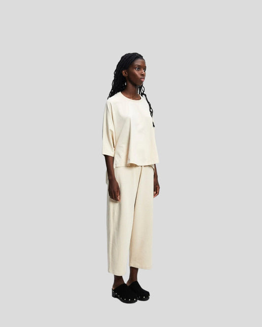 Rita Row || Ona - Wide T-Shirt - Beige Rita Row