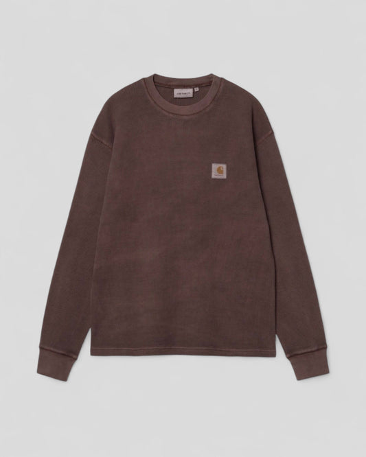 Carhartt || L/S Vista Waffle T-Shirt - Palisander Garment Dyed - M' Carhartt