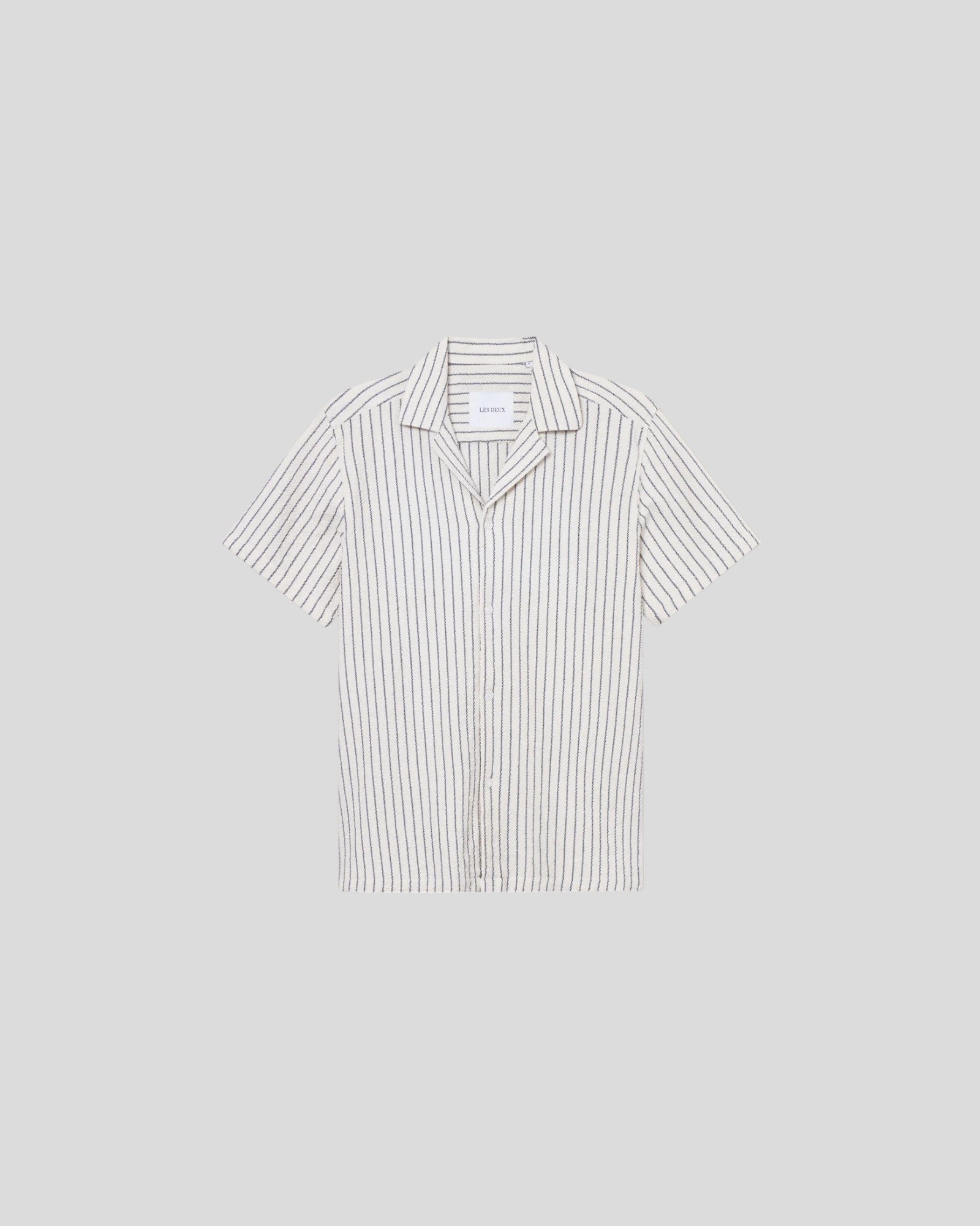 Les Deux || Lesley Structured SS Shirt - Ivory Les Deux