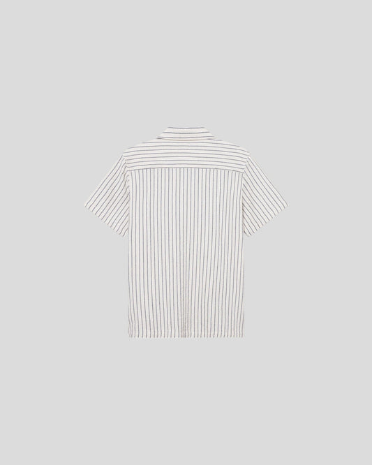 Les Deux || Lesley Structured SS Shirt - Ivory Les Deux