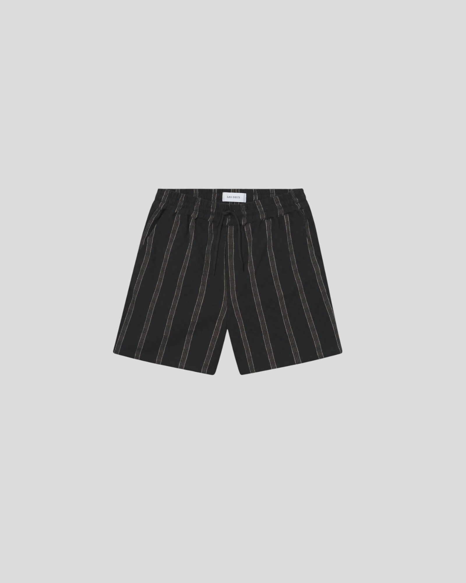 Les Deux || Harry Check Dobby Short - Black Les Deux