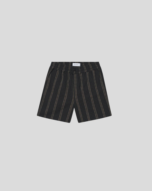 Les Deux || Harry Check Dobby Short - Black Les Deux