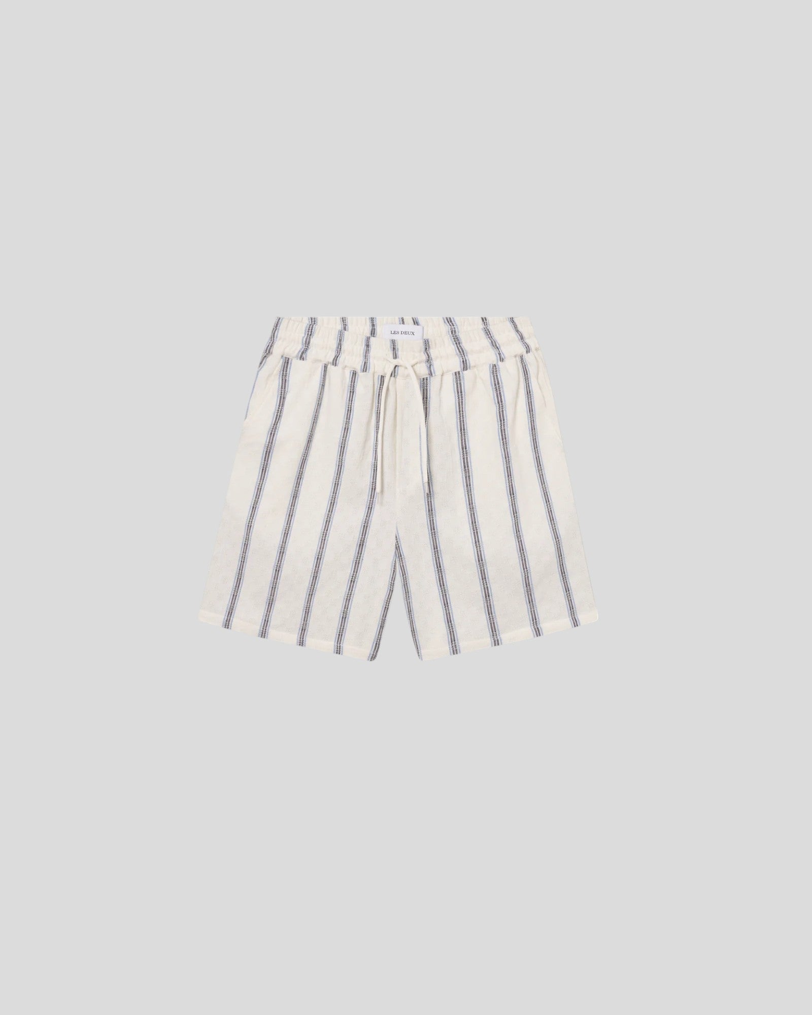 Les Deux || Harry Check Dobby Short - Light Ivory Les Deux