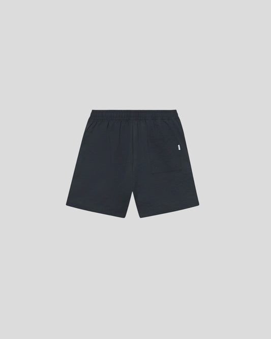 Les Deux || Stan Seerseucker Swim Short - Black Les Deux
