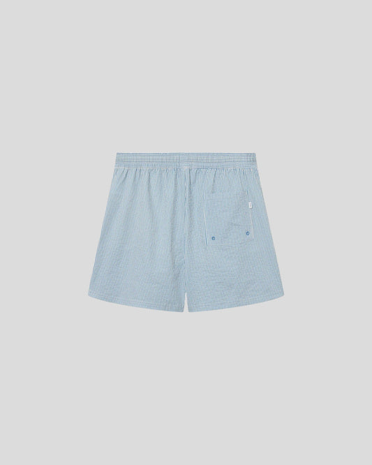 Les Deux || Stan Stripe Seersucker Swimshort - Allure Les Deux