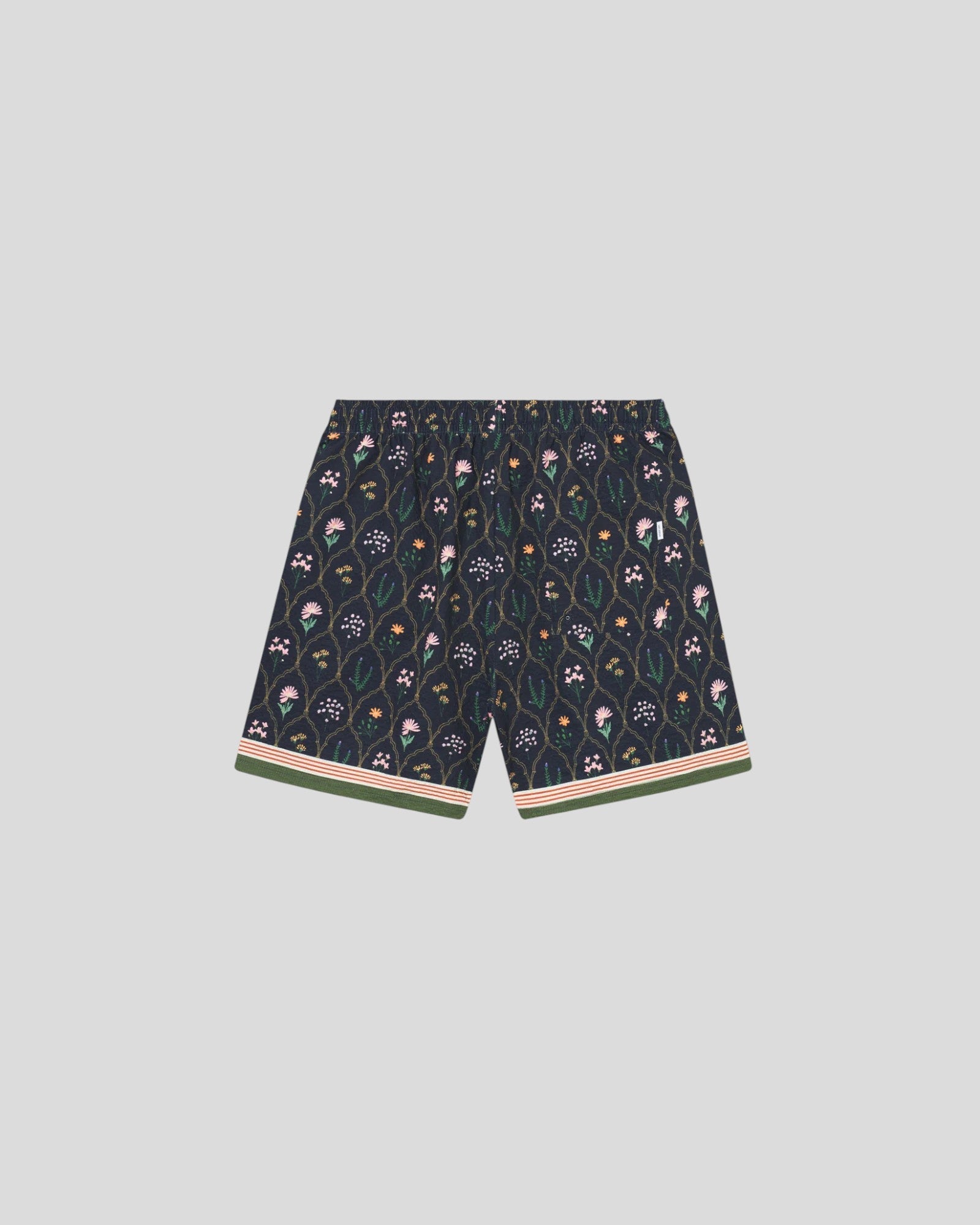 Les Deux || Stan Wild Flowers AOP Swimshorts - Dark Navy Les Deux