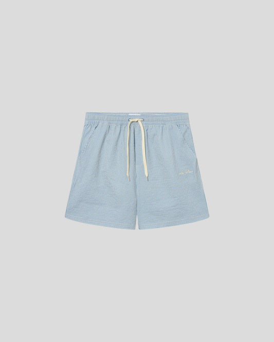 Les Deux || Stan Stripe Seersucker Swimshort - Allure Les Deux