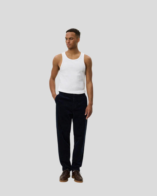 Les Deux || Kody Corduroy Pants - Dark Navy Les Deux