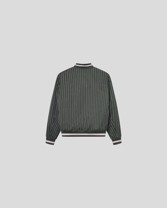 Les Deux || Varsity Tech Pinstripe Jacket - Duffel Bag Les Deux