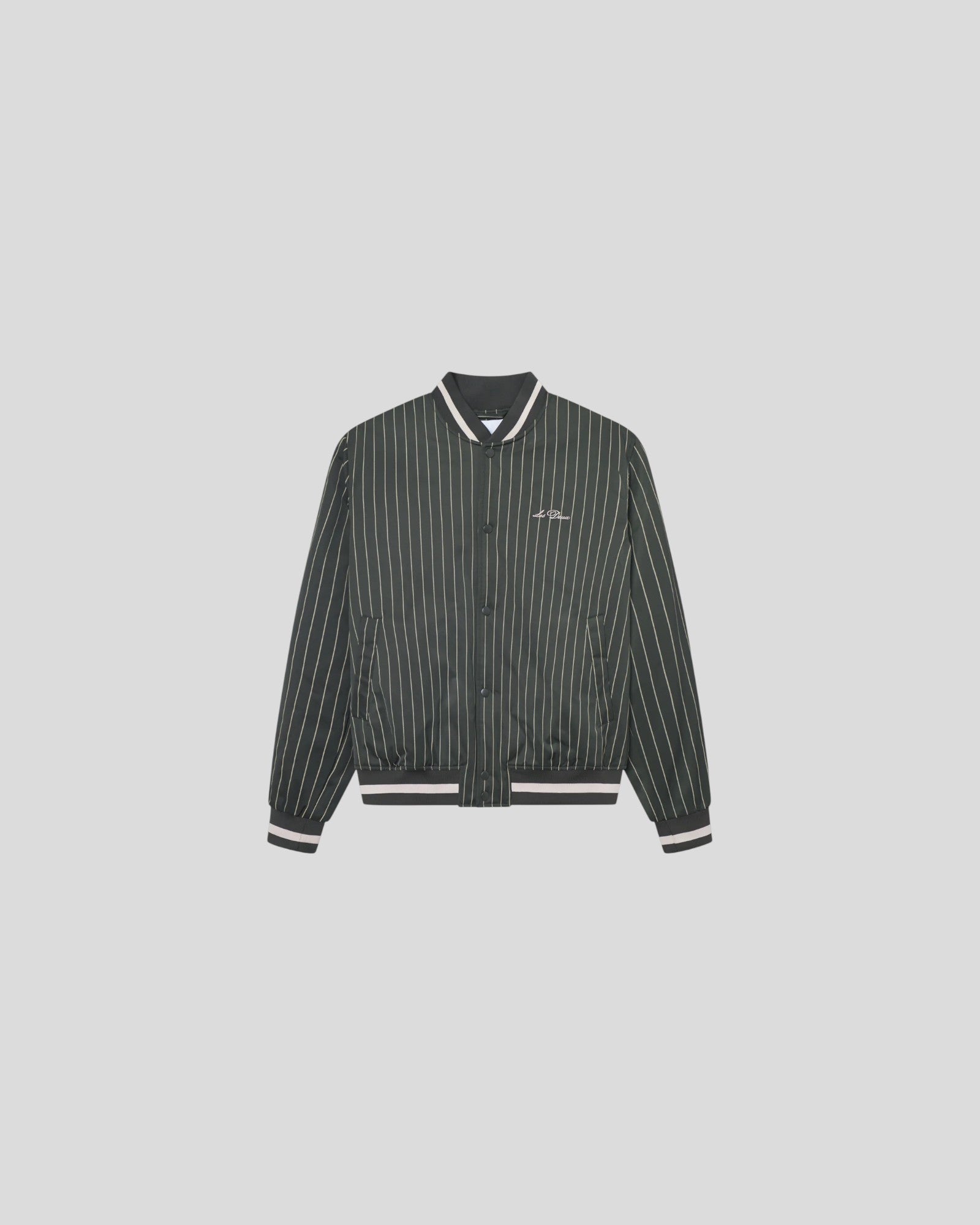 Les Deux || Varsity Tech Pinstripe Jacket - Duffel Bag Les Deux