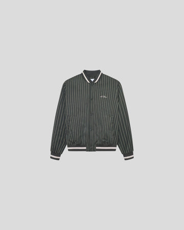 Les Deux || Varsity Tech Pinstripe Jacket - Duffel Bag Les Deux