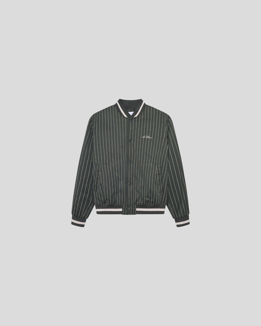 Les Deux || Varsity Tech Pinstripe Jacket - Duffel Bag Les Deux