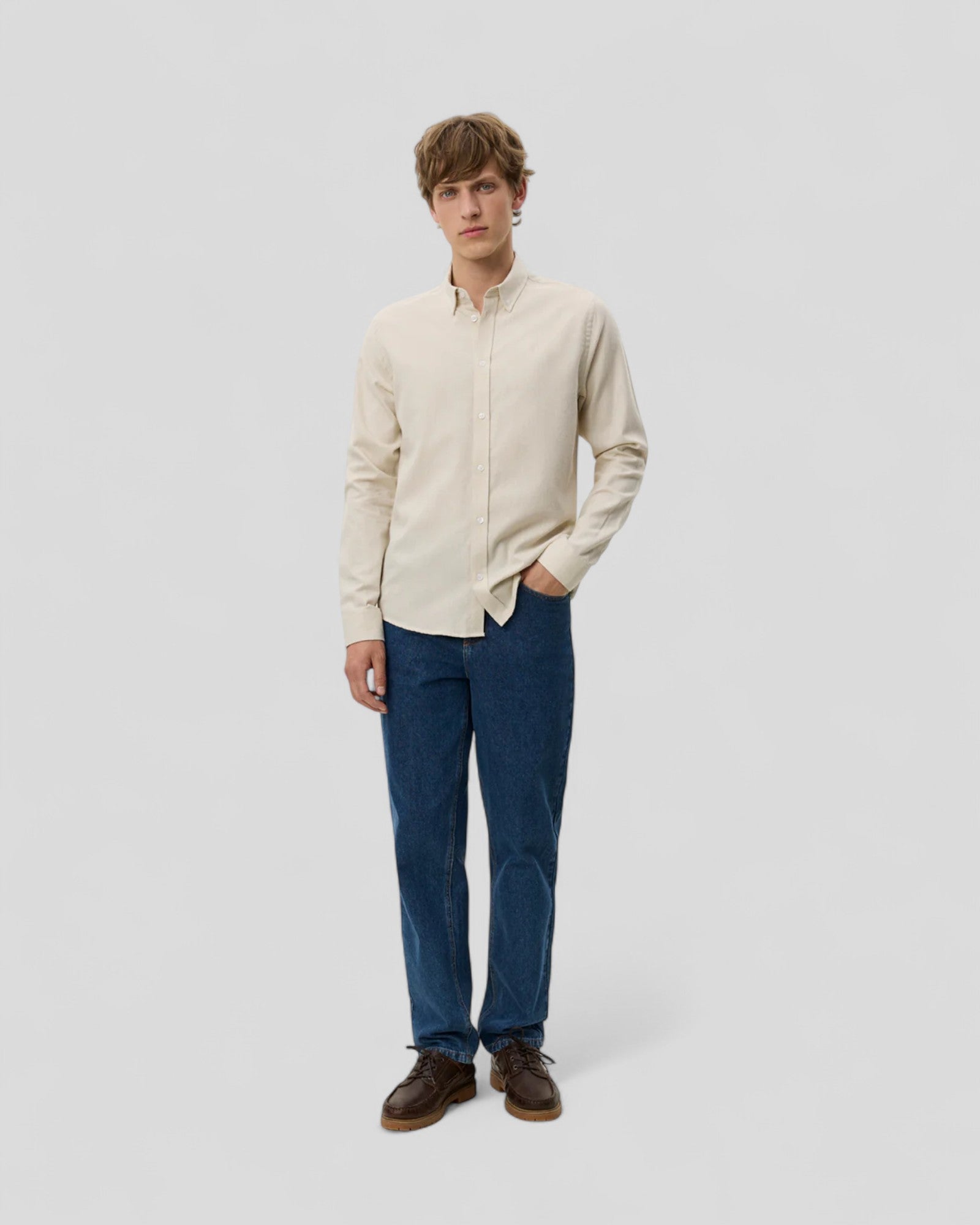 Les Deux || Desert Reg Shirt - Ivory Les Deux