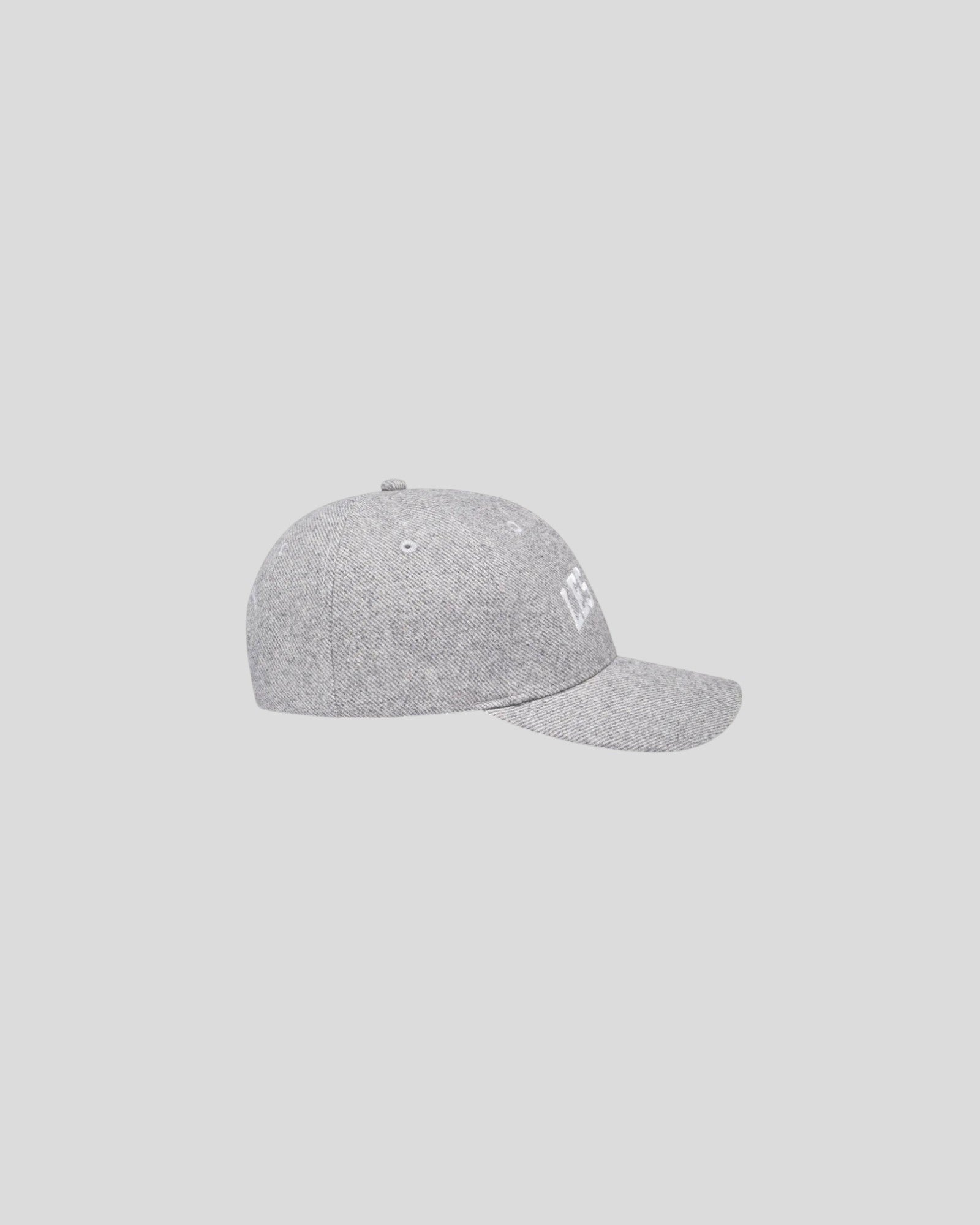 Les Deux || Wool Baseball Cap - Grey Melange Les Deux