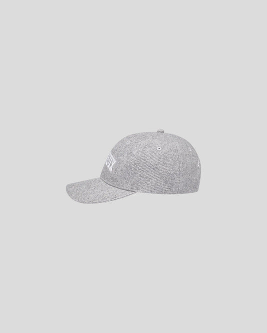 Les Deux || Wool Baseball Cap - Grey Melange Les Deux