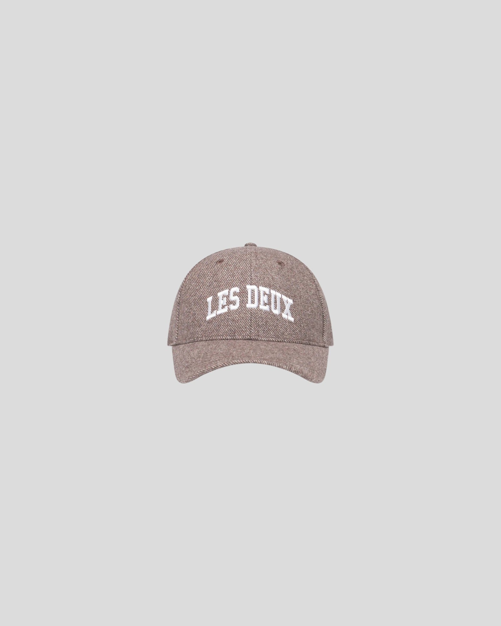 Les Deux || Wool Baseball Cap - Mountain Grey Melange Les Deux