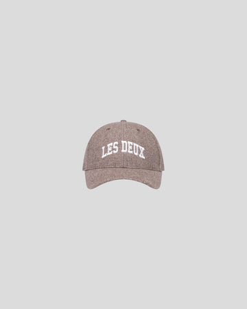 Les Deux || Wool Baseball Cap - Mountain Grey Melange Les Deux