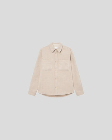 Les Deux || Lennon Bouclé Overshirt - Ivory Les Deux