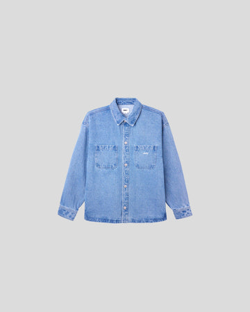 Obey || Winston Shirt Jacket  - Light Indigo