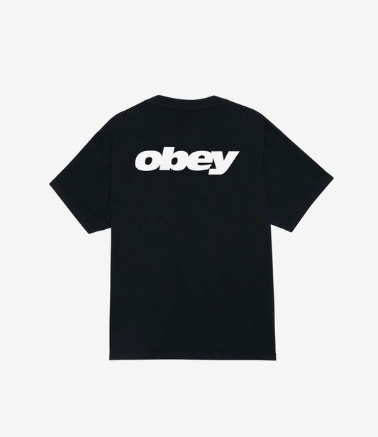 Obey || Bounce T-Shirt - Pigment True Vintage Black - M’ Obey