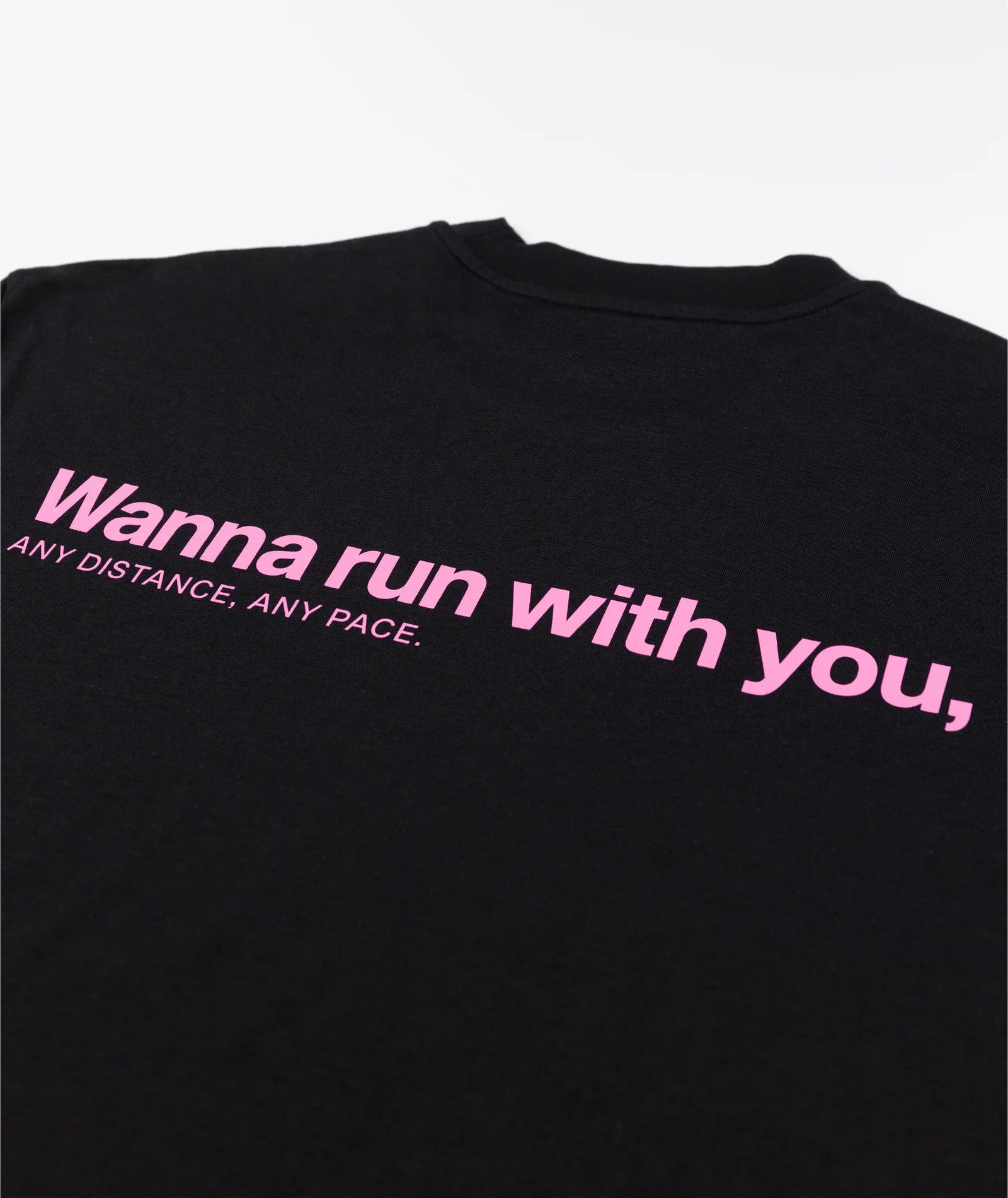 Peaufine || Wood T-Shirt - Wanna Run With You - Black - M" Peaufine