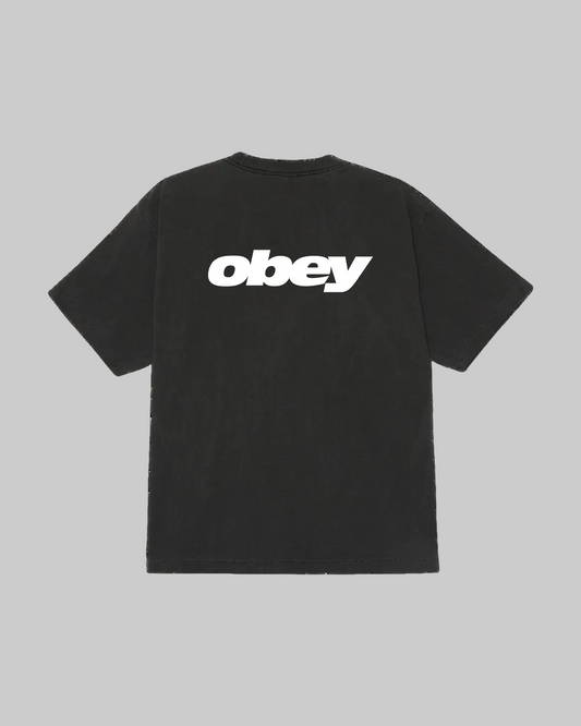 Obey || Bounce Pigment T-Shirt - Dusty Black - M’ Obey