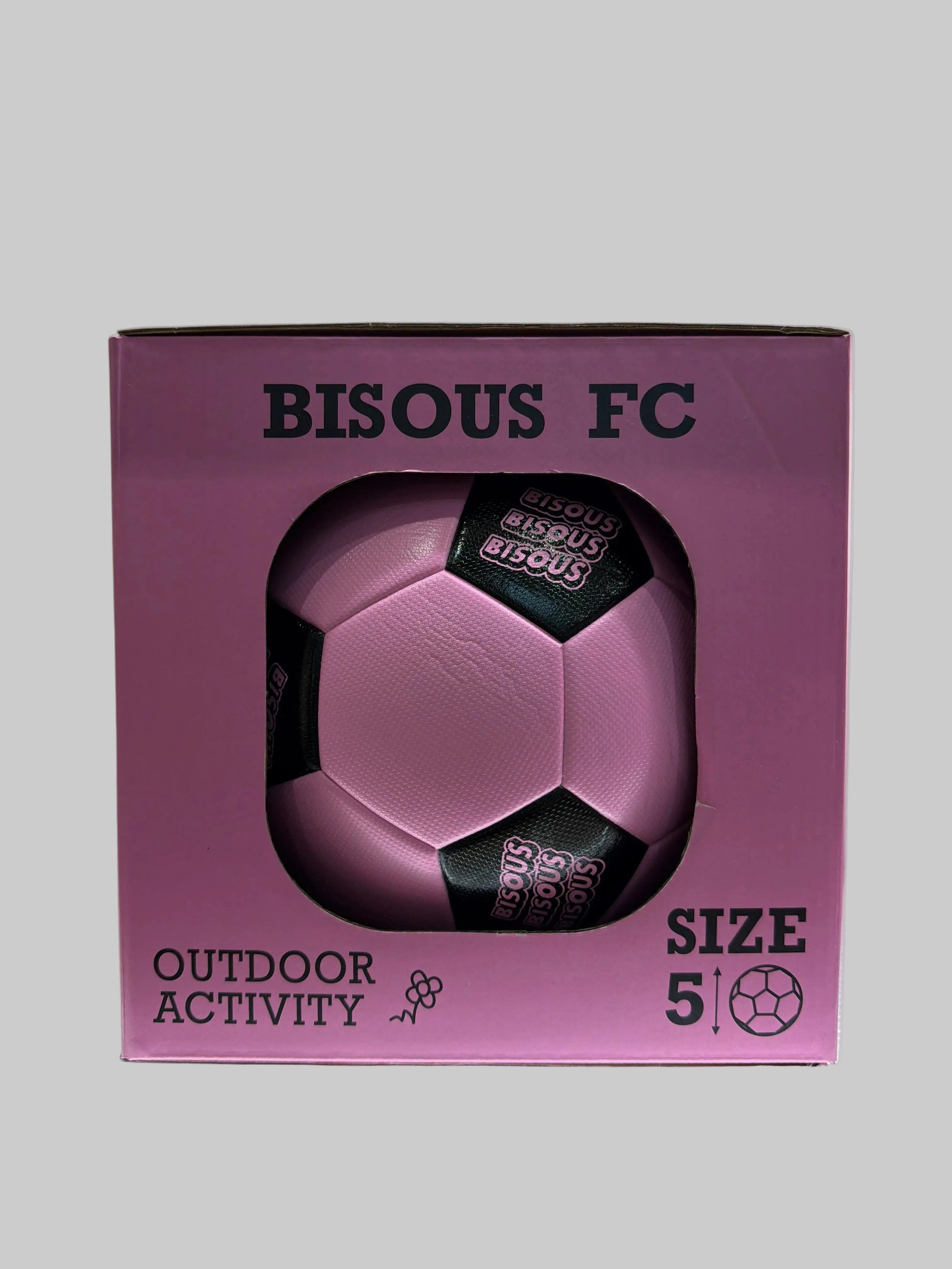 Bisous Bisous || Ballon de Foot Bisous x3 - Pink - M' Bisous Skateboards