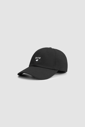 Arte || Heart Logo Cap - Black - M’ Arte