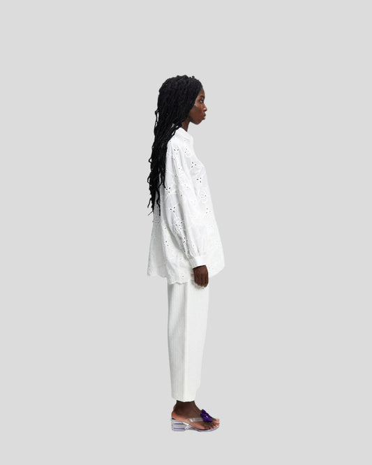 Rita Row || Vesta Oversize Shirt - White