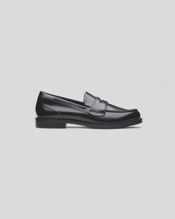 Clarks || Straven Edge - Black Leather Clarks