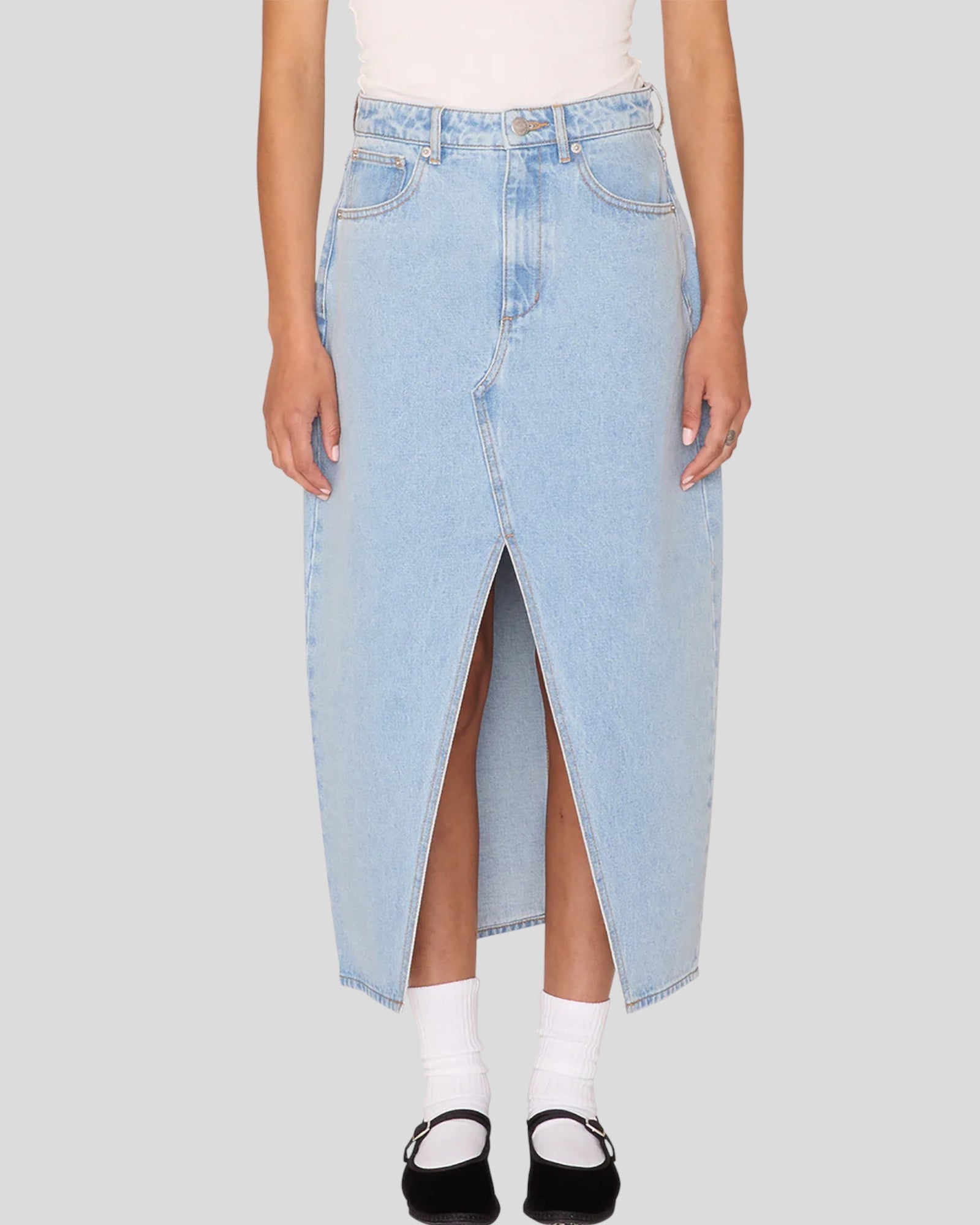 Obey || Simplex Denim Skirt - Cirrus Obey