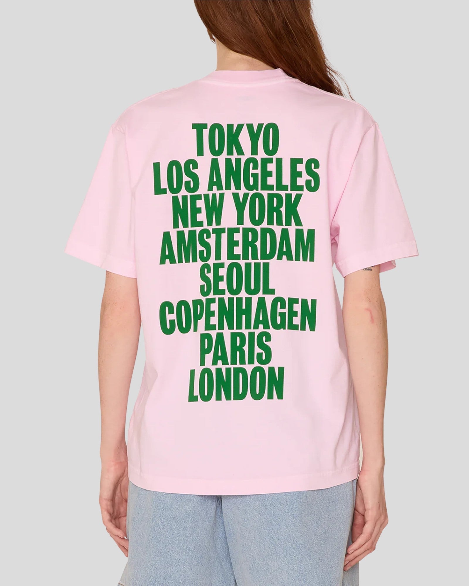 Obey || International Citie T-Shirt - Cradle Pink Obey