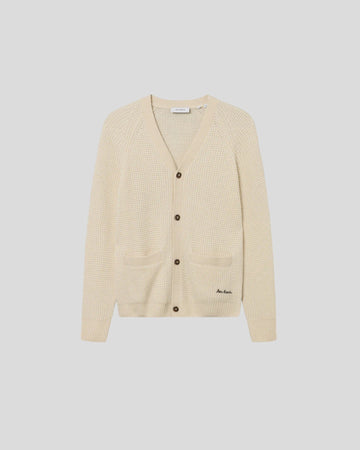 Les Deux || Grady Waffle Cardigan - Ivory Les Deux