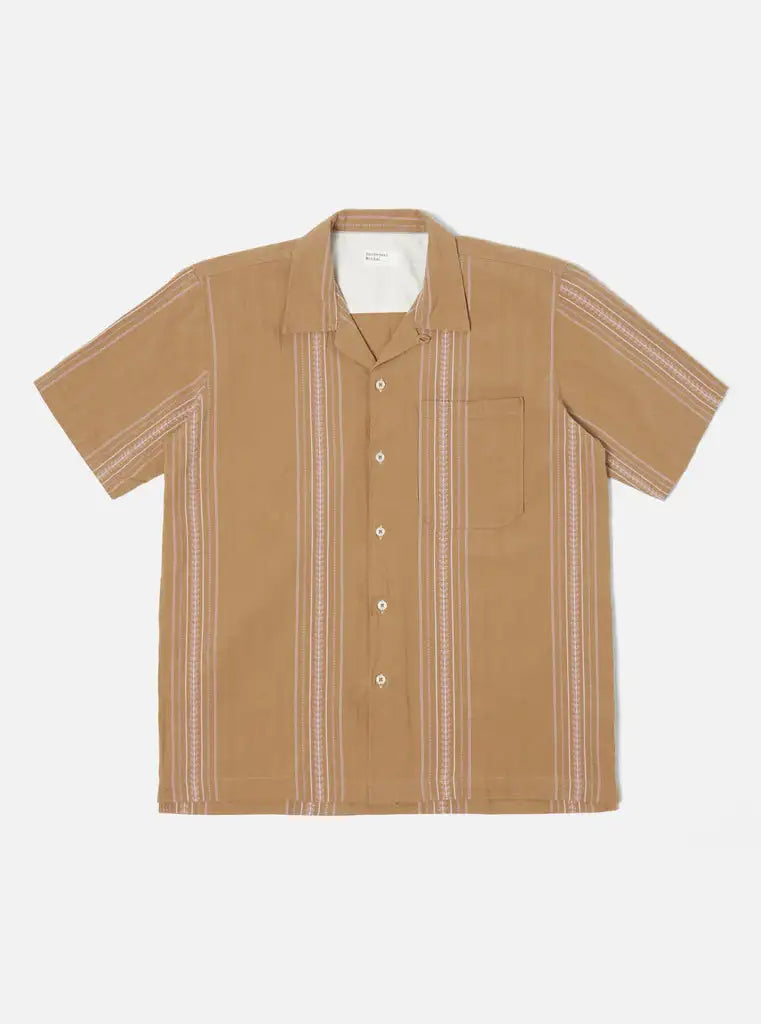 Universal Works || Camp Chemise - Cotton Sand Universal Works