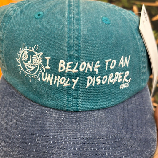 Obey|| Pigment Disorder 6 Panel Snapback- Pigment Teal Multi Obey