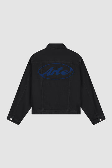 Arte || Circle Logo Jeans Jacket - Black - M’