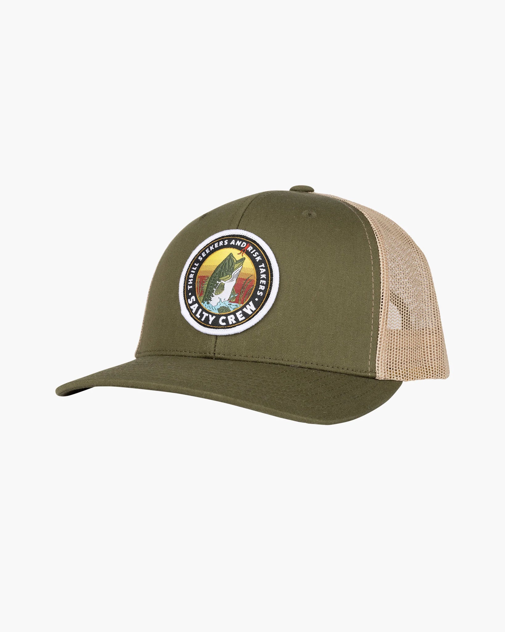 SALTY CREW || Toads Rretro Trucker - Moss/Khaki