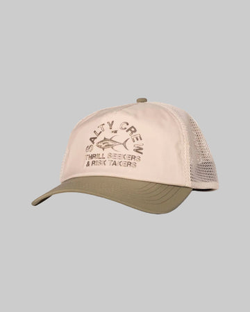 Salty Crew || Stamped Trucker - Off White / Fern - M’ Salty Crew