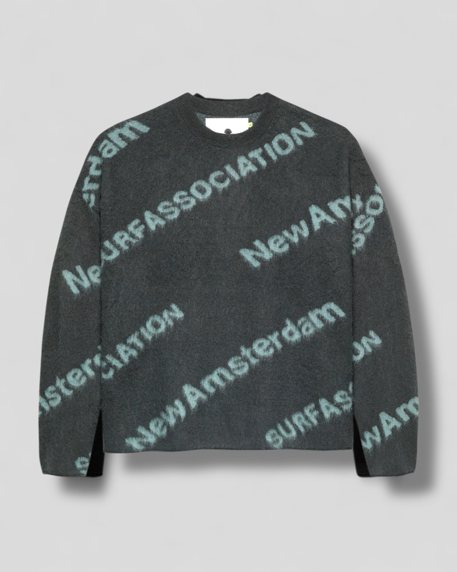 New Amsterdam || Jacquard Knit - Shark Green / Teal - M’ New Amsterdam Surf Association