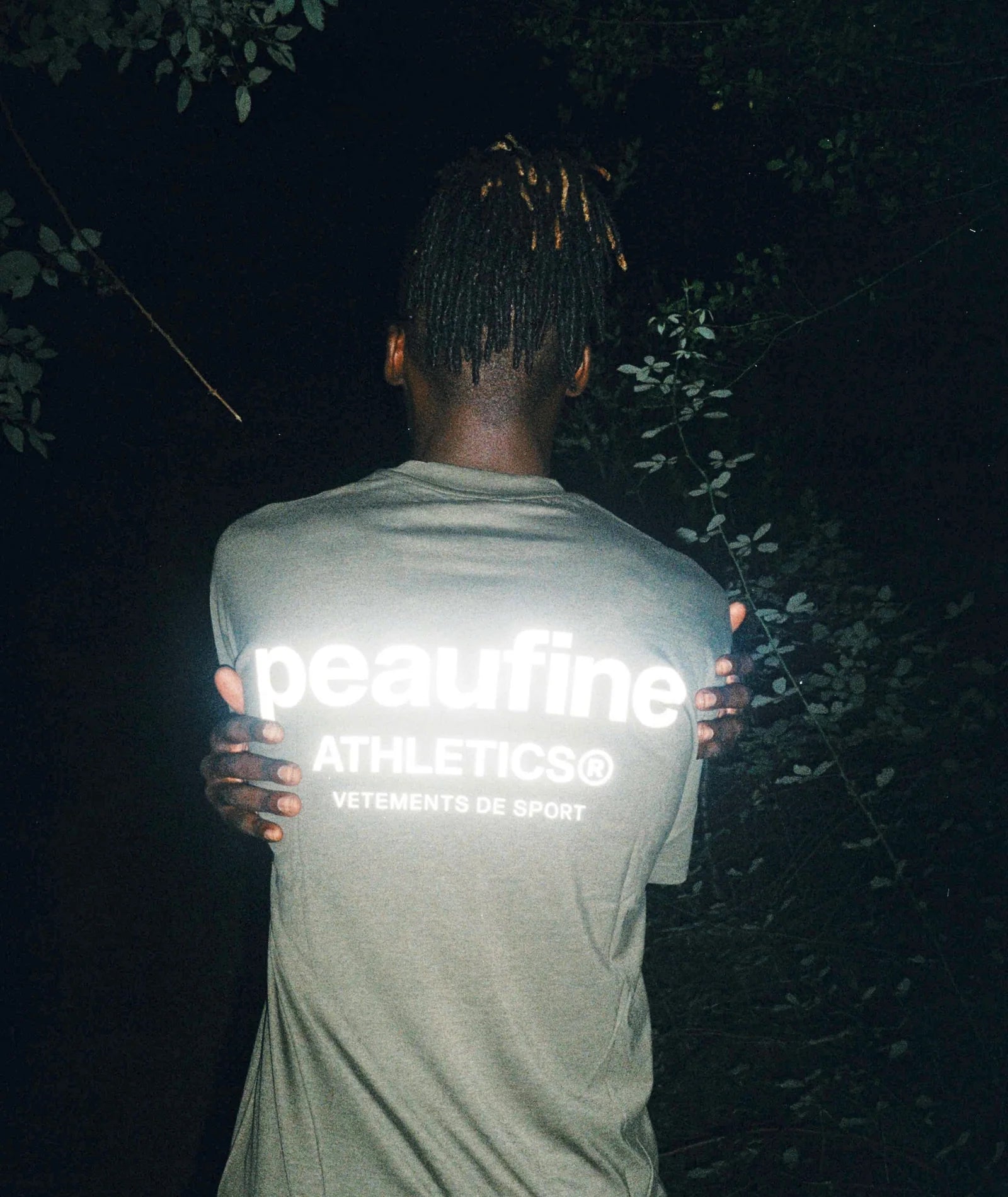 Peaufine || Wood T-Shirt - Night Run 3M - Kaki - M’ Peaufine