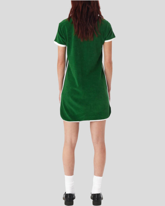 Obey || Clare Polo Dress - Agundant Green